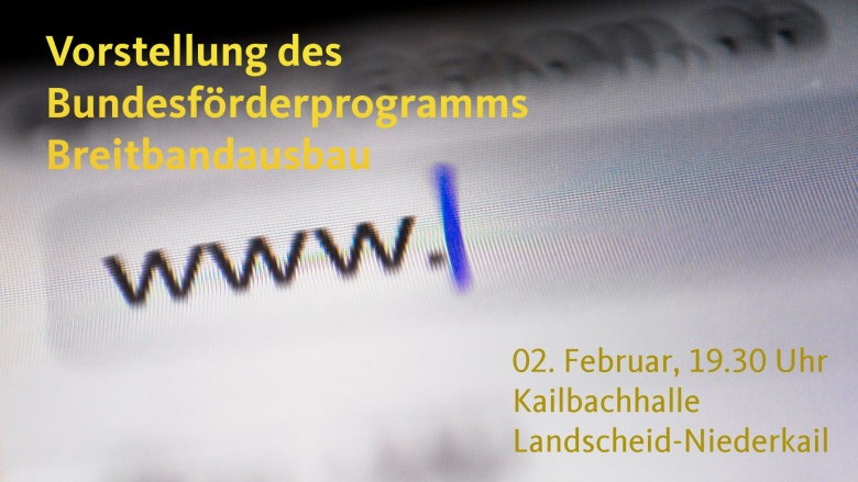 Breitbandförderrichtlinie Breitbandförderrichtlinie