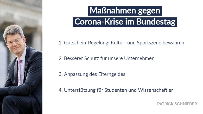 Maßnahmen im Bundestag Corona