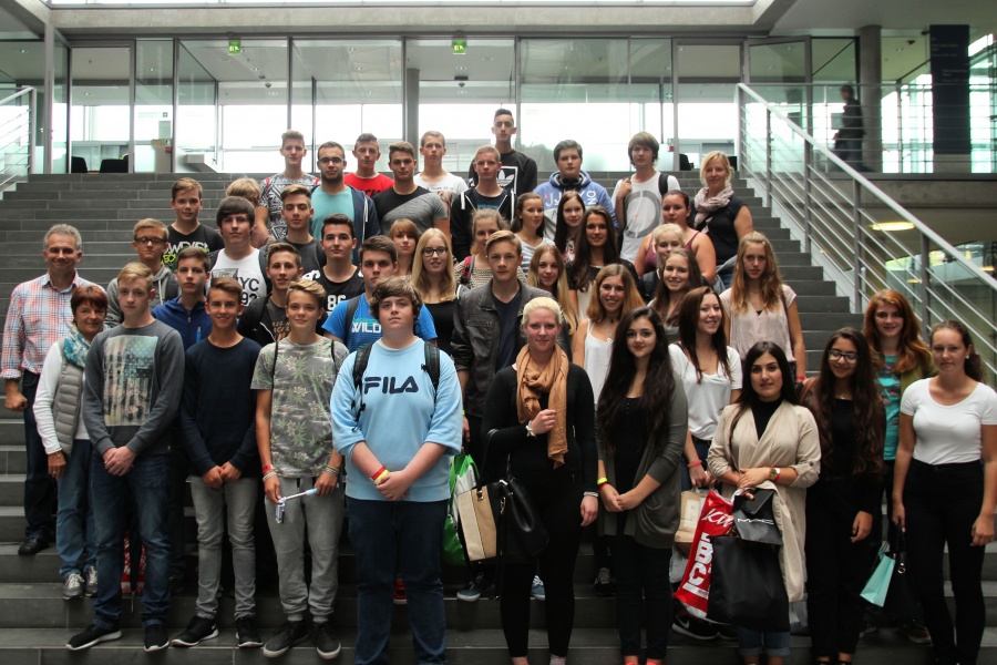 Schülerinnen und Schüler der Graf-Salentin-Schule Jünkerath, 17.09.2015