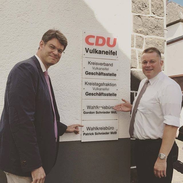Eröffnung des Wahlkreisbüros in Daun, 13.08.16