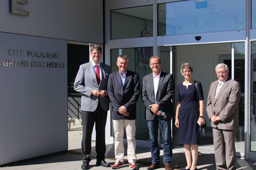 Besuch des Lagezentrums in Luxemburg, 29.08.16
