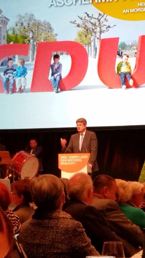 Patrick Schnieder auf dem Politischen Aschermittwoch in Neustadt an der Weinstraße