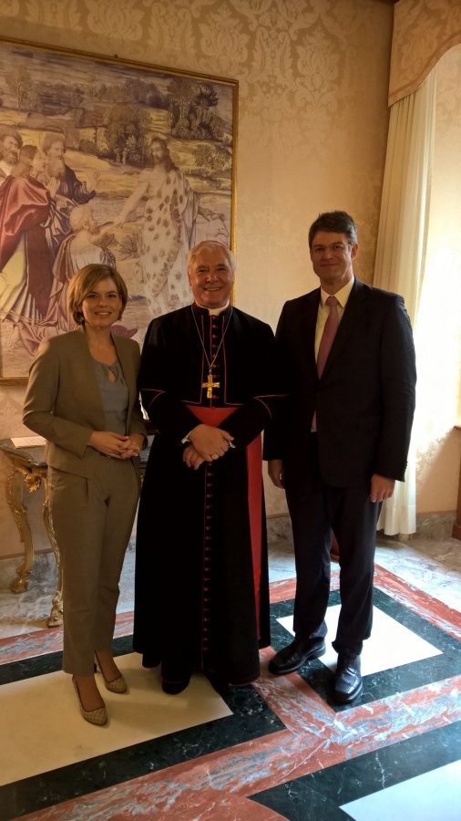 Patrick Schnieder und Julia Klöckner in Rom