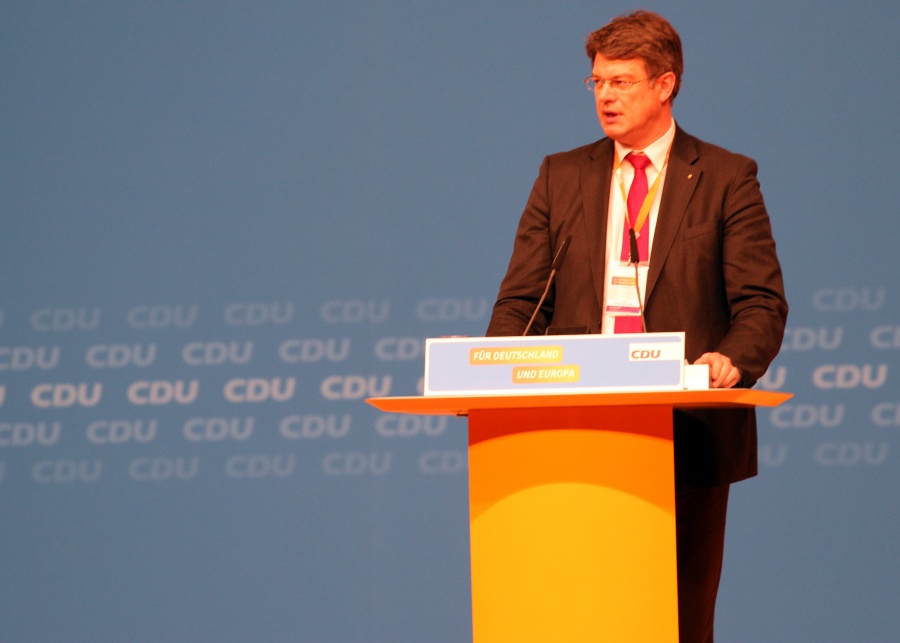 Patrick Schnieder auf dem Bundesparteitag, 14.12.15