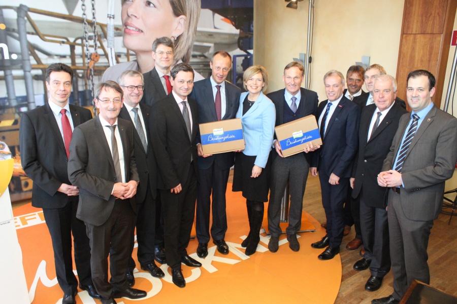 Wirtschaftsgipfel der CDU Rheinland-Pfalz am 25.01.2016 in Koblenz 