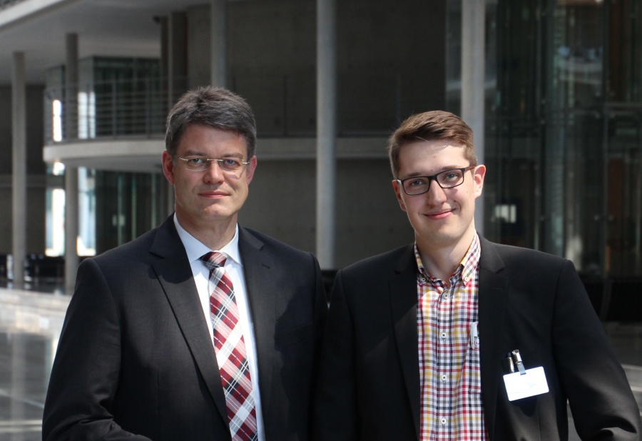 Praktikant Timo Ehleringer