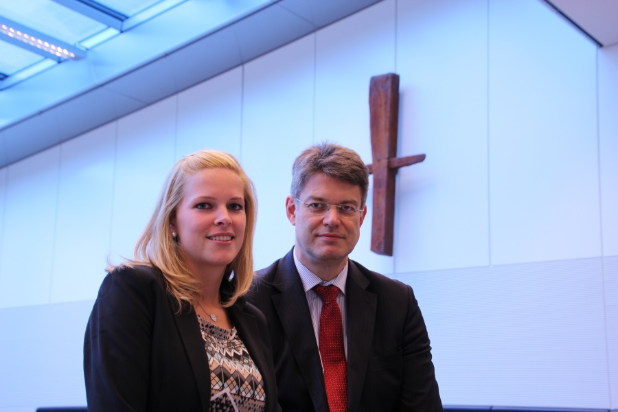 Praktikantin Susanne Thelen